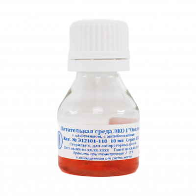 IVF 1 "Ooklin" medium with antibiotics, without  heparin, with phenol red
