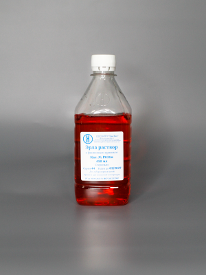 Эрла раствор с феноловым красным, стерильный.