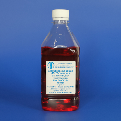 DMEM medium, without glutamine, glucose content 4,5 g/l, with Na pyruvate